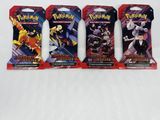trois paquets de cartes à collectionner Pokémon