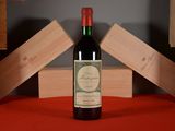 a bottle of wine that is sitting on a table