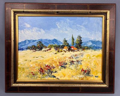 PASCAL CLUS (né à Manois en 1961) peintre Haut-Marnais ayant…
