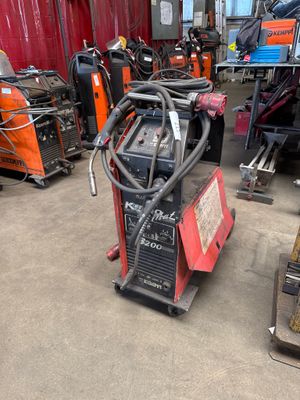 many different types of welding equipment in a warehouse