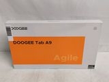 an orange and white box of a dogee tab a9
