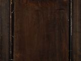 a painting of a square frame with a brown background