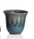 GREBER POT en terre cuite à glaçure coulantes dans les tons …