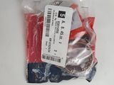 a bag of red, white, and blue items on a table