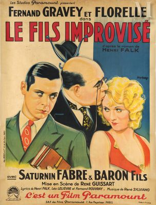 french movie poster for the film le fils imppoise