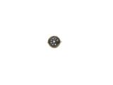 an image of a black and white diamond ring on a white background