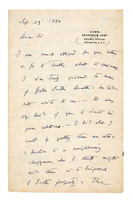 une lettre manuscrite rédigée par un homme sur une feuille de papier