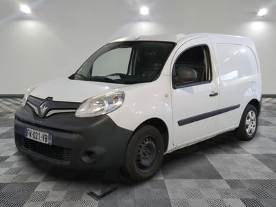 a picture of a white van parked in a room