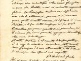 a letter written in black ink on a piece of paper