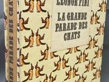 an old book with a pattern of birds on it