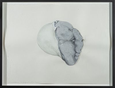 une image représentant le dessin du visage d'un homme coiffé d'un chapeau