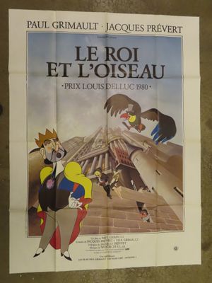 french movie poster for the film le roi et l ' oiseau