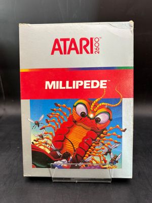 une image représentant une boîte du jeu « Millipede » d'Atari