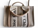 a bag that has some type of ribbon on it