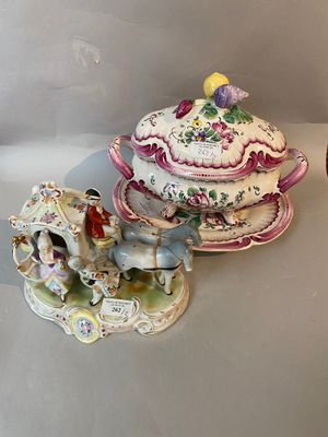 three different types of porcelain figurines sitting on a table