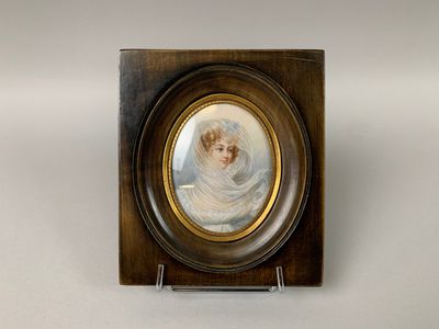 Ecole moderne, Jean-Baptiste ISABEY (d'après): MS - "Jeune f…