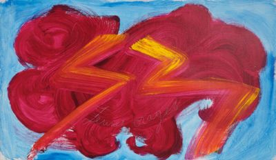 Jean MESSAGIER (1920-1999) Jeunes orages, circa 1970