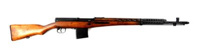 une image représentant un fusil au canon en bois sur fond blanc