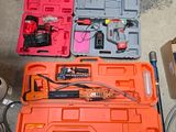 many tools that are sitting in a case