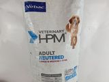 a close up of a bag of dog food sitting on a counter