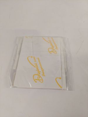 a piece of paper that has been placed on a table