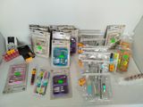 a lot of items that are sitting on a table