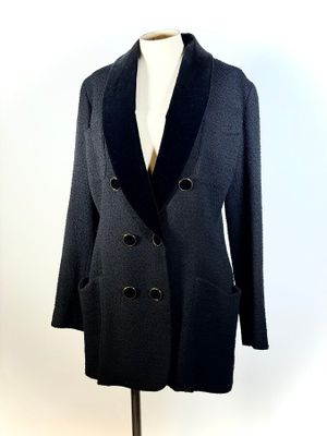 KARL LAGERFELD Made in France, blazer laine mélangée, couleu…