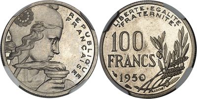 a close up of a coin with a woman on it