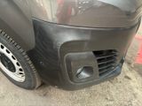 a close up of the front bumper of a car