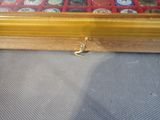 a picture of a close up of a door handle on a door