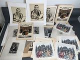 beaucoup de vieilles photos de personnes sur la table