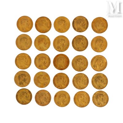 an image of a number of gold coins on a white surface
