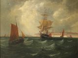 une image représentant un tableau d'un navire en mer