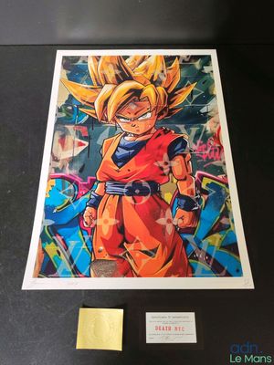 a picture of a picture of gohan from dragon ball