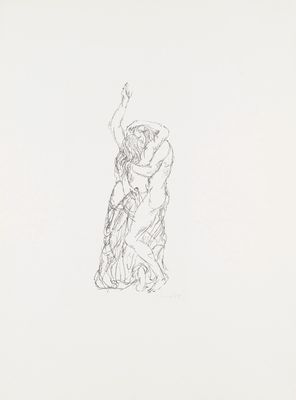 an image of a drawing of a woman holding a cigarette
