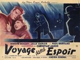 une vieille affiche de cinéma pour « Le Voyage de l'Exor »