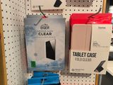 two boxes of electronic devices on the shelf in the store