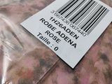 a close up of a label on a piece of fabric