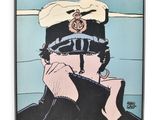 tableau représentant un homme coiffé d'un bonnet de marin en train de fumer une cigarette