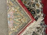 an image of a close up of a rug on a floor