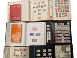 a lot of different types of stamps on this book