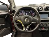 the interior of a car with a steering wheel, dashboard, and dash board