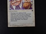a card that has a picture of a man and a cat on it