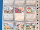 a picture of a binder with a lot of cards on it