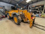 a picture of a construction vehicle parked in a garage