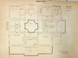 a drawing of a floor plan of a house