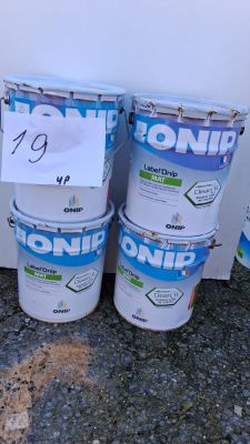 Lot de 4 pots de peinture intérieure de la marque Onip, Labe…