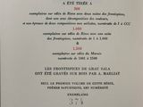 menu of a restaurant with a red and white design on it