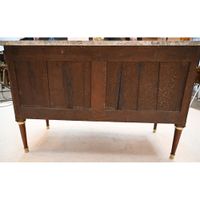 MOLITOR (Attribué à). LARGE COMMODE LOUIS XVI de forme recta… (photo 4)