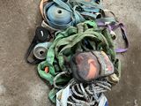 a pile of assorted items sitting on the ground